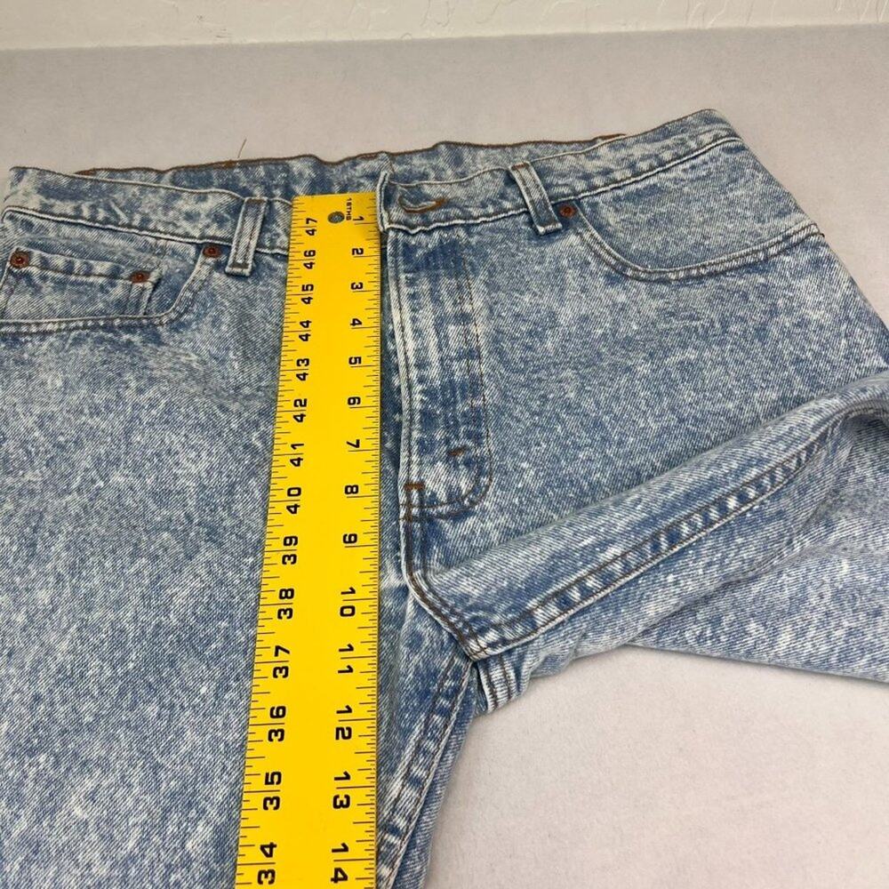 Levi’s Jean Unisex 506 36WxL30 Acid Wash Blue Denim Made USA 90s 80s VTG - Picture 7 of 14